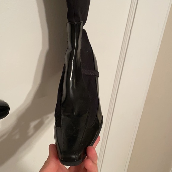 Black Mixed Materials Prada Sport Boot Size 36.5 - Picture 5 of 7